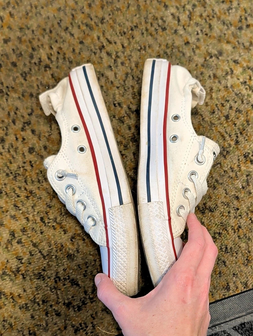 Converse Chuck Taylor All Star White Sneakers US 7 - Picture 2 of 5